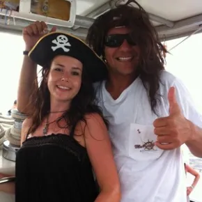 Crew members on Marlin del Rey