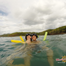 People playing in water