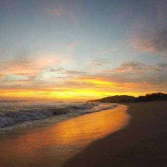 Beach & sunset in Costa Rica