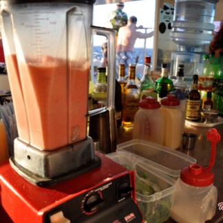 Drink bar Marlin del Rey catamaran tour