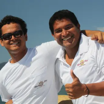 Crew of Marlin del Rey catamaran