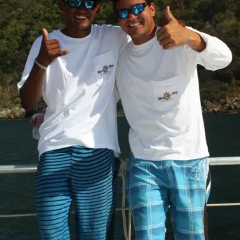 Crew of Marlin del Rey catamaran